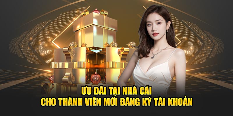 Ưu đãi tại nhà cái cho thành viên mới đăng ký tài khoản
