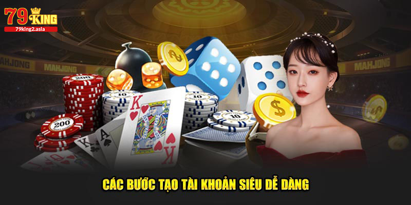 Các bước tạo tài khoản siêu dễ dàng